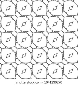 Geometric ornamental vector pattern. Seamless design.