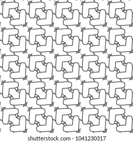 Geometric ornamental vector pattern. Seamless design.