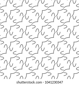 Geometric ornamental vector pattern. Seamless design.