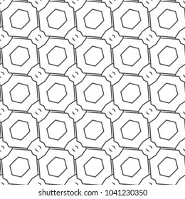 Geometric ornamental vector pattern. Seamless design.
