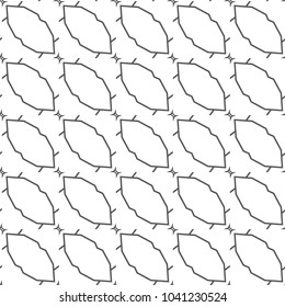 Geometric ornamental vector pattern. Seamless design.