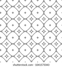 Geometric ornamental vector pattern. Seamless design.