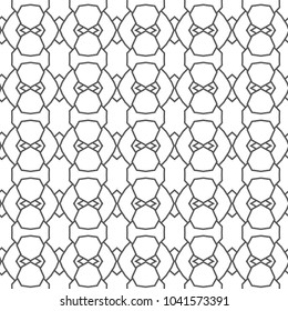 Geometric ornamental vector pattern. Seamless design.