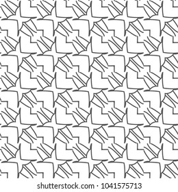 Geometric ornamental vector pattern. Seamless design.