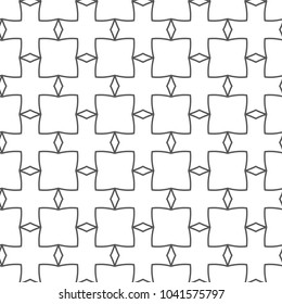 Geometric ornamental vector pattern. Seamless design.