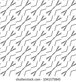 Geometric ornamental vector pattern. Seamless design.