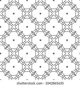 Geometric ornamental vector pattern. Seamless design.