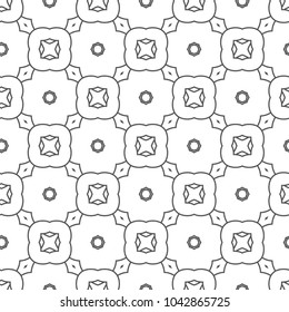 Geometric ornamental vector pattern. Seamless design.