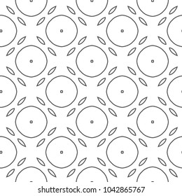 Geometric ornamental vector pattern. Seamless design.