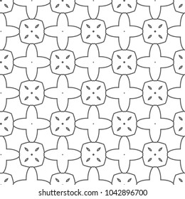 Geometric ornamental vector pattern. Seamless design.