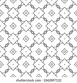 Geometric ornamental vector pattern. Seamless design.