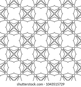 Geometric ornamental vector pattern. Seamless design.
