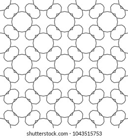 Geometric ornamental vector pattern. Seamless design.
