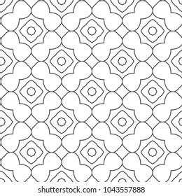 Geometric ornamental vector pattern. Seamless design.
