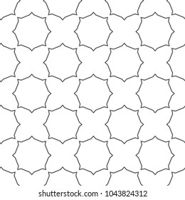 Geometric ornamental vector pattern. Seamless design.