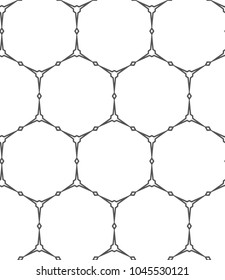 Geometric ornamental vector pattern. Seamless design.