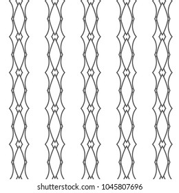 Geometric ornamental vector pattern. Seamless design.