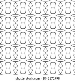 Geometric ornamental vector pattern. Seamless design.