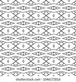 Geometric ornamental vector pattern. Seamless design.