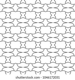 Geometric ornamental vector pattern. Seamless design.