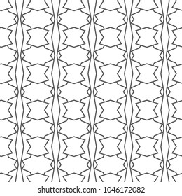 Geometric ornamental vector pattern. Seamless design.