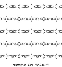 Geometric ornamental vector pattern. Seamless design.