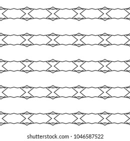 Geometric ornamental vector pattern. Seamless design.