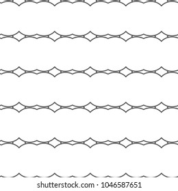 Geometric ornamental vector pattern. Seamless design.