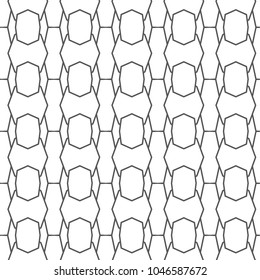 Geometric ornamental vector pattern. Seamless design.