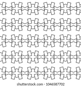 Geometric ornamental vector pattern. Seamless design.