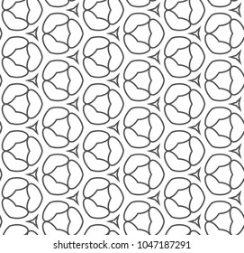 Geometric ornamental vector pattern. Seamless design.