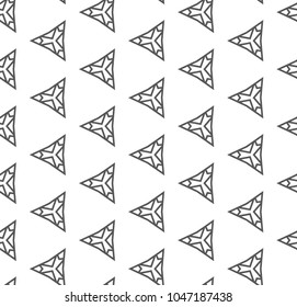 Geometric ornamental vector pattern. Seamless design.