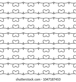 Geometric ornamental vector pattern. Seamless design.