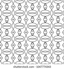 Geometric ornamental vector pattern. Seamless design.