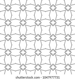 Geometric ornamental vector pattern. Seamless design.