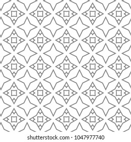 Geometric ornamental vector pattern. Seamless design.