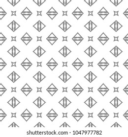 Geometric ornamental vector pattern. Seamless design.