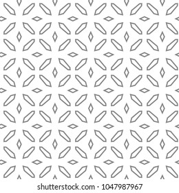 Geometric ornamental vector pattern. Seamless design.