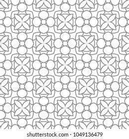 Geometric ornamental vector pattern. Seamless design.