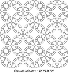 Geometric ornamental vector pattern. Seamless design.