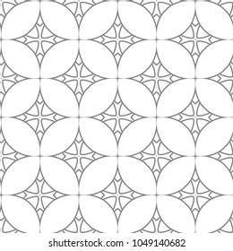 Geometric ornamental vector pattern. Seamless design.