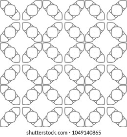 Geometric ornamental vector pattern. Seamless design.