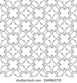 Geometric ornamental vector pattern. Seamless design.
