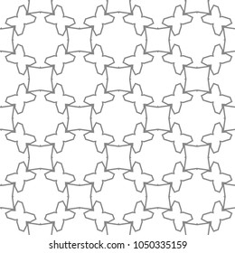 Geometric ornamental vector pattern. Seamless design.