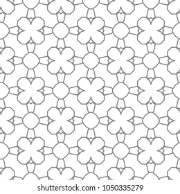 Geometric ornamental vector pattern. Seamless design.
