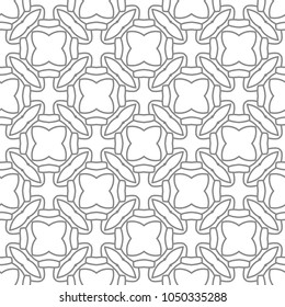 Geometric ornamental vector pattern. Seamless design.