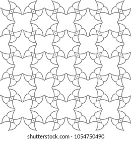 Geometric ornamental vector pattern. Seamless design.