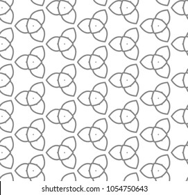 Geometric ornamental vector pattern. Seamless design.