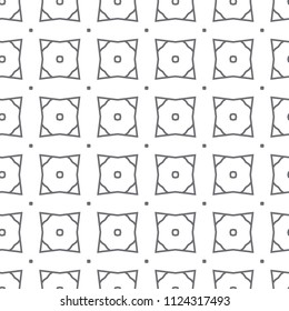 Geometric ornamental vector pattern. Seamless design.
