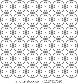 Geometric ornamental vector pattern. Seamless design.